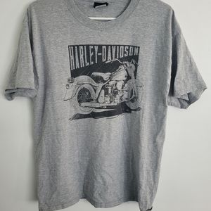 Harley Davidson - Groves Winchester, VA Gray T Shirt Size Large